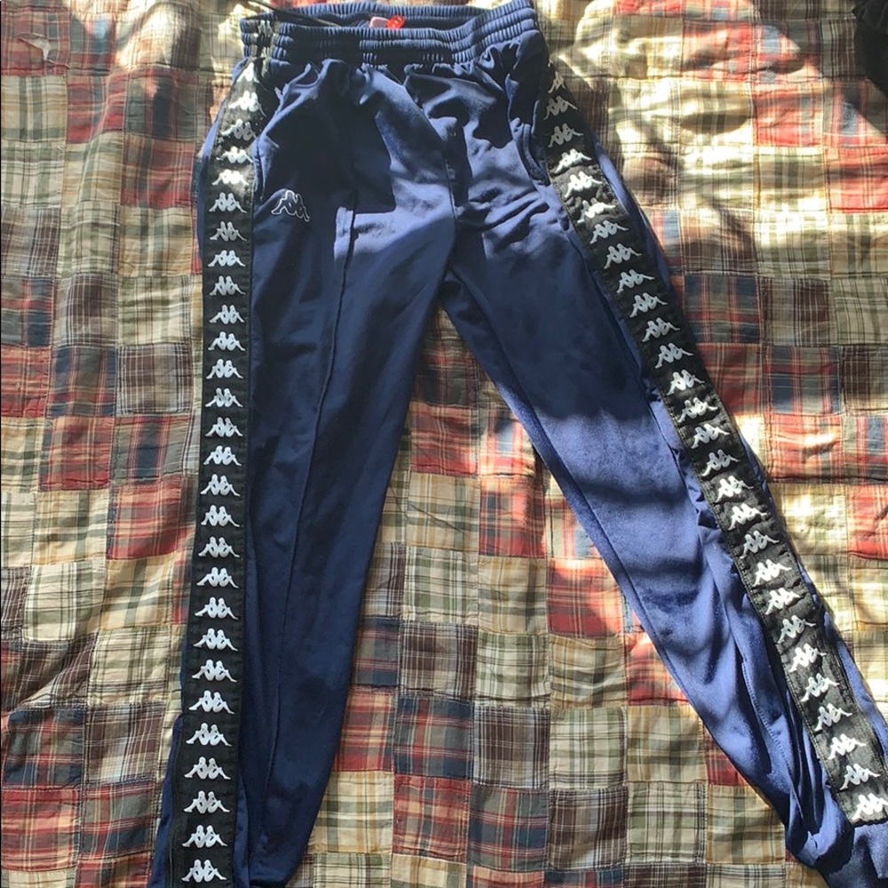 Blue kappa pants